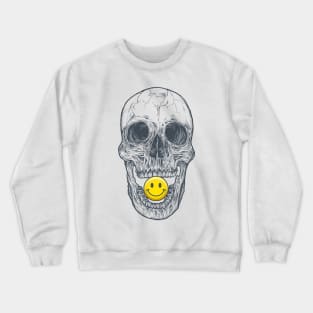 Smiley Skull Crewneck Sweatshirt